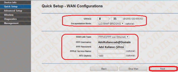 TP-LİNK TD-W8960N-3