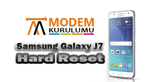 Samsung Galaxy J7 Modeli Hard Reset