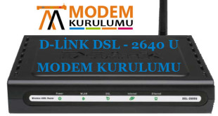 D-Link DSL-2460 U Kablosuz Modem Kurulumu