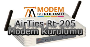 AirTies Rt-205 Kablosuz Modem Kurulumu