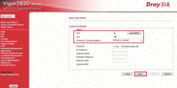 DrayTek Vigor2830-5