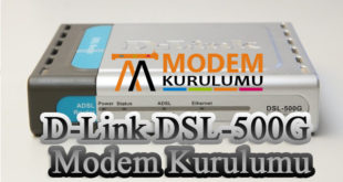 D'link DSL-500G Modem Kurulumu