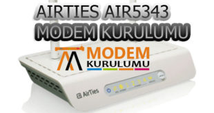 Airties Air5343 150Mbps Wireless Modem Kurulumu