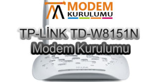 Tp-Link TD-W8151N Kablosuz Modem Kurulumu