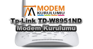 Tp-Link TD-W8951ND Kablosuz Modem Kurulumu