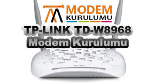 TP-LINK TD-W8968 Kablosuz Modem Kurulumu