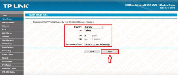 TP-LINK TD-W8968-5