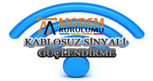 Modemin Kablosuz Sinyalini Güçlendirme