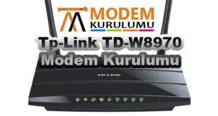 Tp-Link TD-W8970 Kablosuz Modem Kurulumu