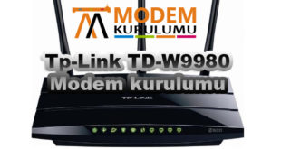 TP-LINK TD-W9980 N600 Kablosuz Modem Kurulumu