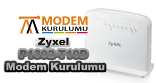 Zyxel P1302-T10D v2 Kablosuz Modem Kurulumu