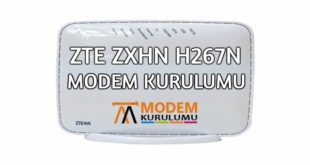 ZTE ZXHN H267N Modem Kurulumu
