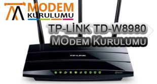 TP-Link TD-W8980 N600 Kablosuz Modem Kurulumu