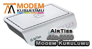 AirTies Air 5050 Modem Kurulumu