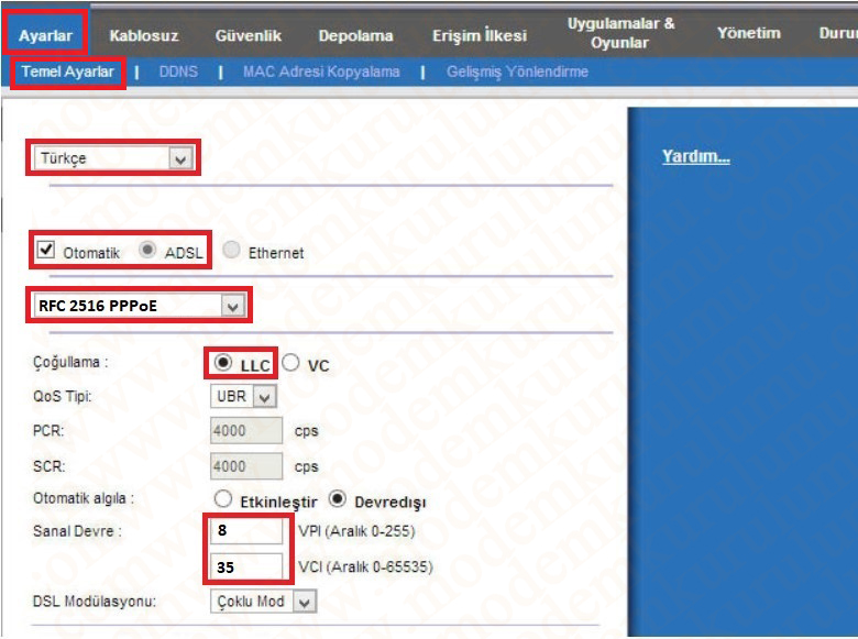 Linksys Cisco X3000 Kablosuz Modem Kurulumu