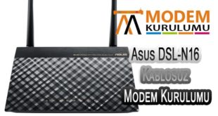 Asus DSL-N16 Kablosuz Modem Kurulumu