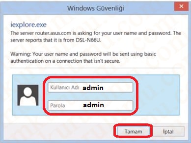 Asus DSL-N66U Kablosuz Modem Kurulumu