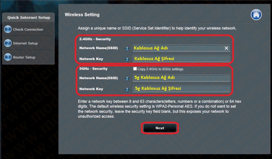 Asus DSL-N66U Kablosuz Modem Kurulumu