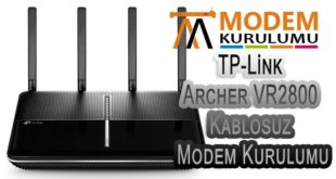 TP-Link Archer VR2800 Kablosuz Modem Kurulumu