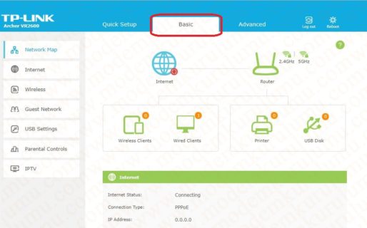 Tp Link Archer VR2600 Kablosuz Modem Kurulumu
