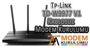 Tp-Link TD-W9977 V1 Kablosuz Modem Kurulumu