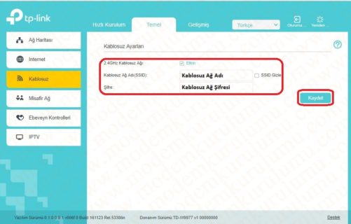 Tp-Link TD-W9977 V1 Kablosuz Modem Kurulumu