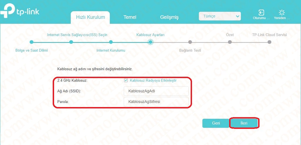 Tp- LİNK TD-W9960 Kablosuz Modem Kurulumu