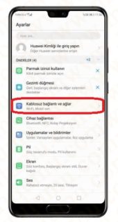 Huawei P20 İnternet Ayarları