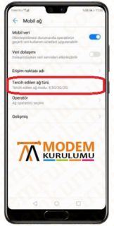 Huawei P20 İnternet Ayarları