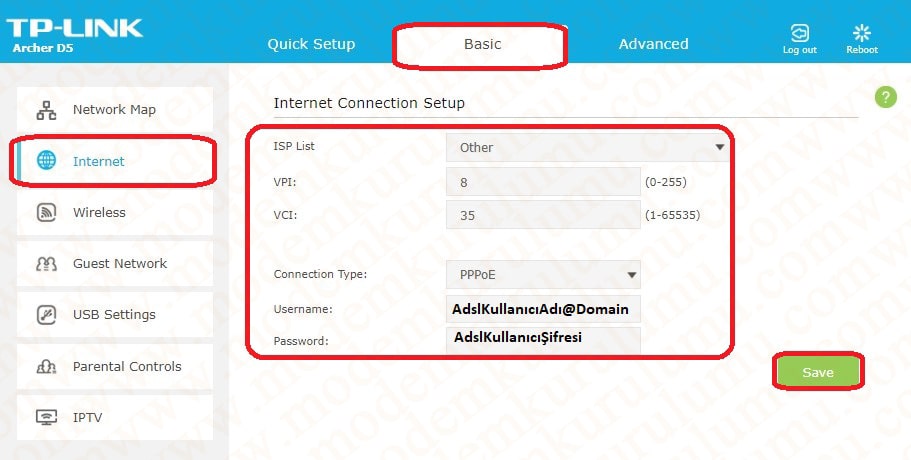 Tp-Link Archer D5 Kablosuz Modem Kurulumu