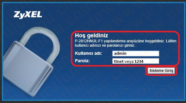 ZyXEL P-2812H Kablosuz Modem Kurulumu