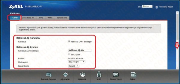 ZyXEL P-2812H Kablosuz Modem Kurulumu