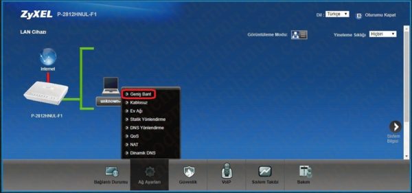 ZyXEL P-2812H Kablosuz Modem Kurulumu