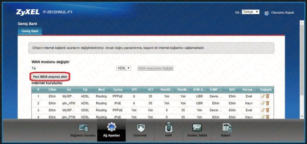 ZyXEL P-2812H Kablosuz Modem Kurulumu