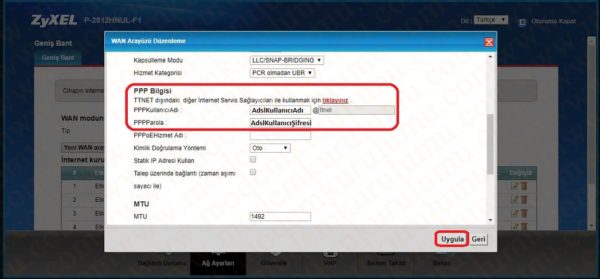 ZyXEL P-2812H Kablosuz Modem Kurulumu