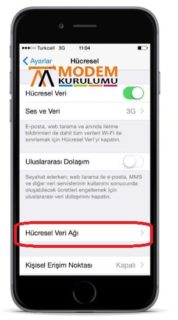 İphone 6 - 6S İnternet ve MMS Ayarları