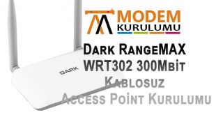 Dark RangeMAX WRT302 300Mbit Kablosuz Access Point Kurulumu