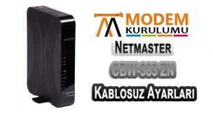 Netmaster CBW-383 ZN Kablosuz Ayarları