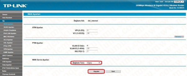 TP-Link TD-W9970 Access Point Kurulumu