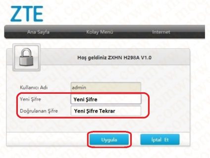 ZTE ZXHN H298A Kablosuz Modem Kurulumu