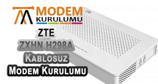 ZTE ZXHN H298A Kablosuz Modem Kurulumu